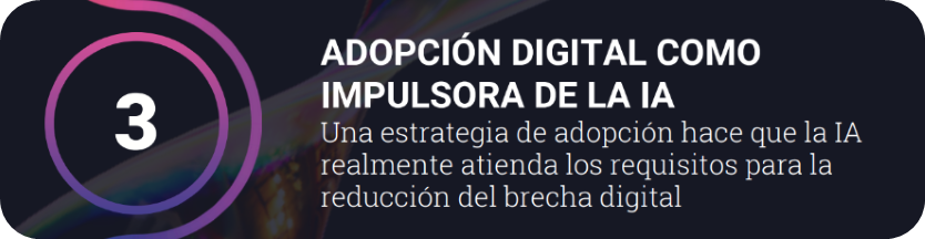 Adopción digital como impulsora de la IA